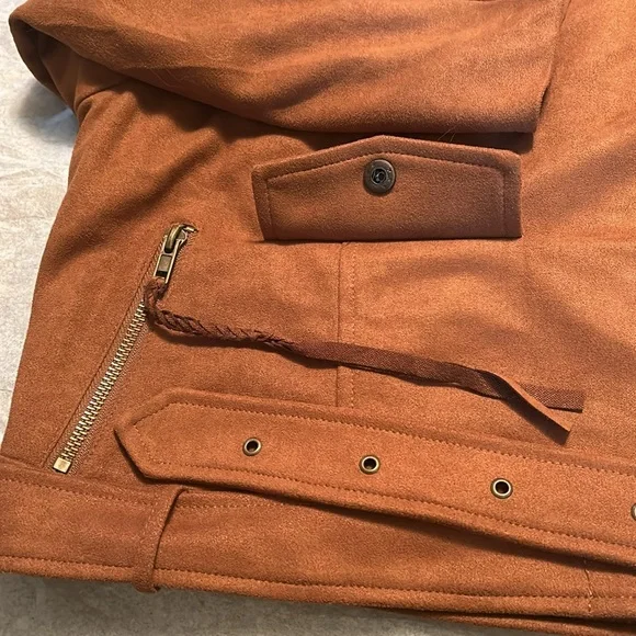 Ellison L Faux Suede Jacket - Picture 15 of 15